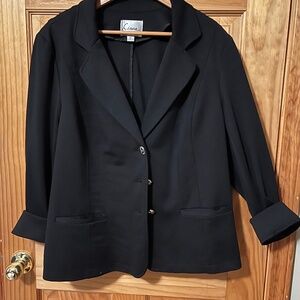 Linea by Louis Dell’Olio womens long sleeve jacket size xl black